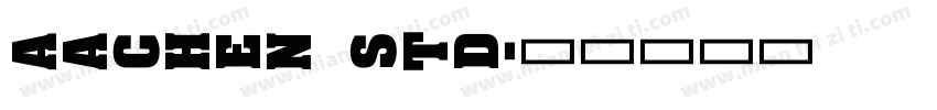 aachen std字体转换
